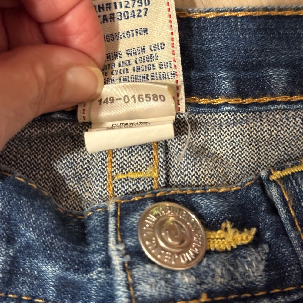 True Religion Boys Size 14 Billy Bootcut Distressed Jeans NWT - Picture 6 of 10